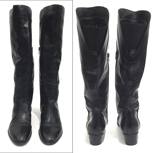 AGL ATTILIO GIUSTI LEOMBRUNI Tall Calfskin Boots - Picture 4 of 9